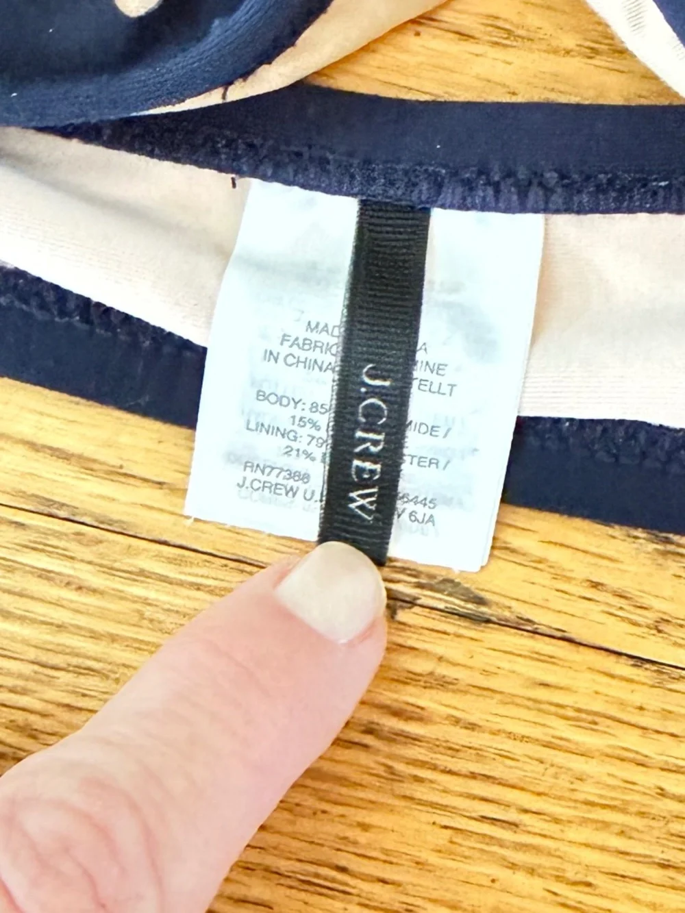 J. Crew Strapless Bikini Bandeau and Bikini Bottom Set (Size XS)